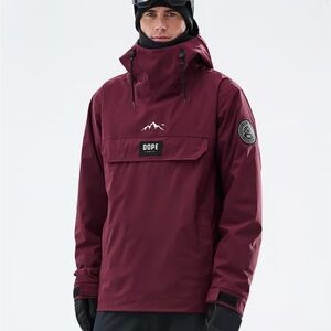 Dope Snow Men's Blizzard Burgundy Ski/Snowbard Jacket
